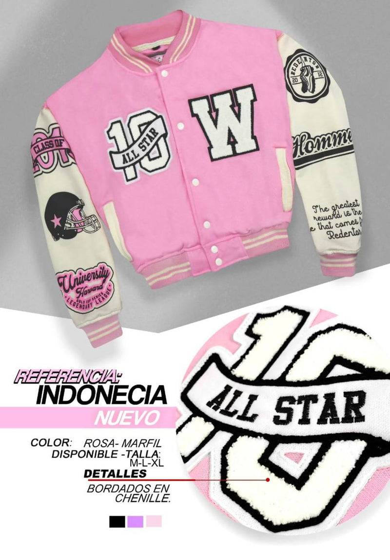NUEVA Y EXCLUSIVA CHAQUETA BEISBOLERA IMPORTADA ✨