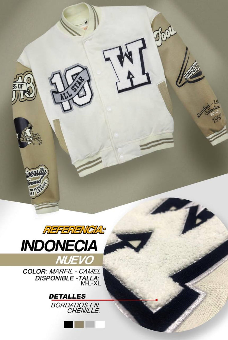 NUEVA Y EXCLUSIVA CHAQUETA BEISBOLERA IMPORTADA ✨