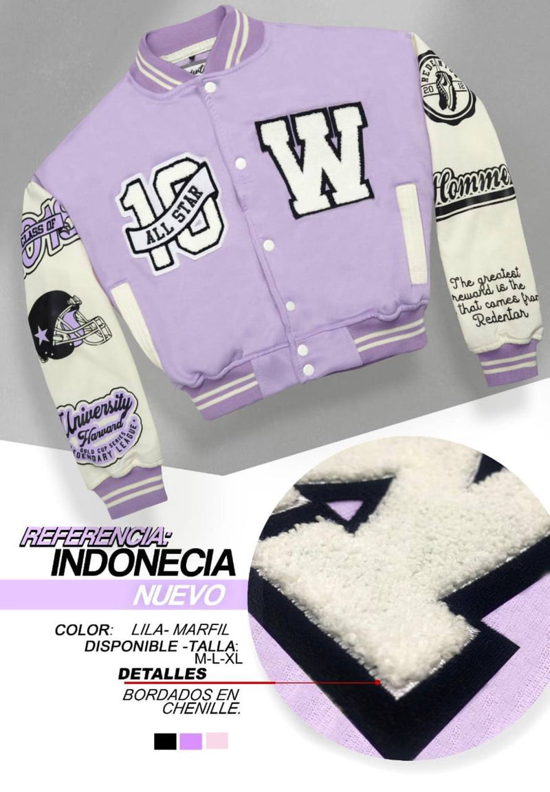 NUEVA Y EXCLUSIVA CHAQUETA BEISBOLERA IMPORTADA ✨