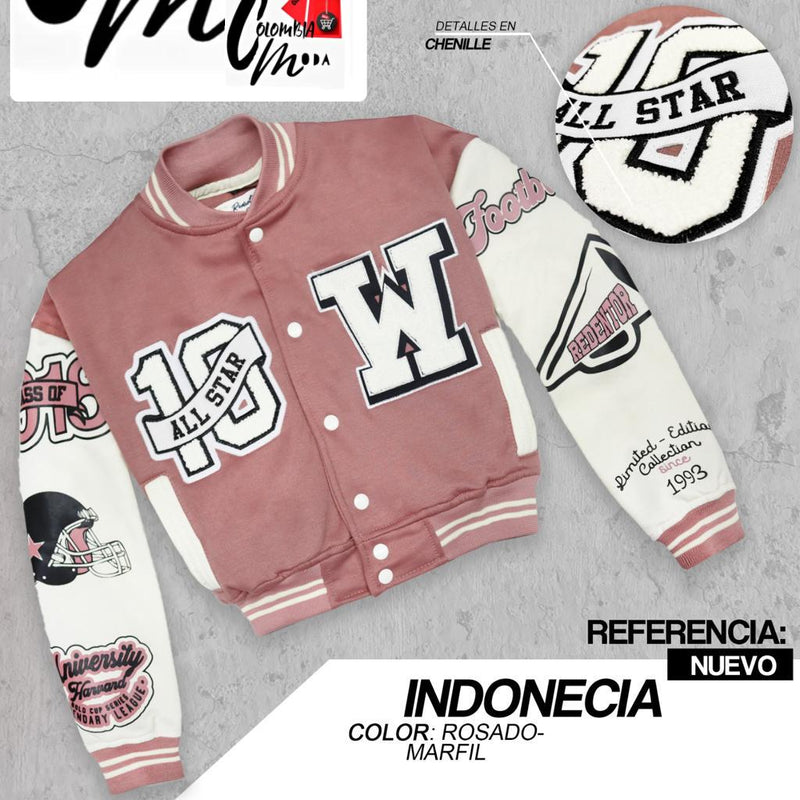 NUEVA Y EXCLUSIVA CHAQUETA BEISBOLERA IMPORTADA ✨