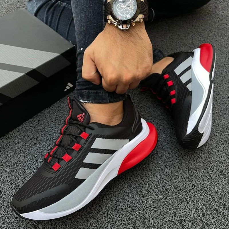 Adidas Bounce Negro Rojo Caballero