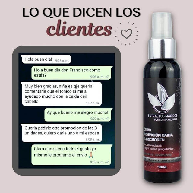 Extractos Mágicos Tonico Capilar x120ml